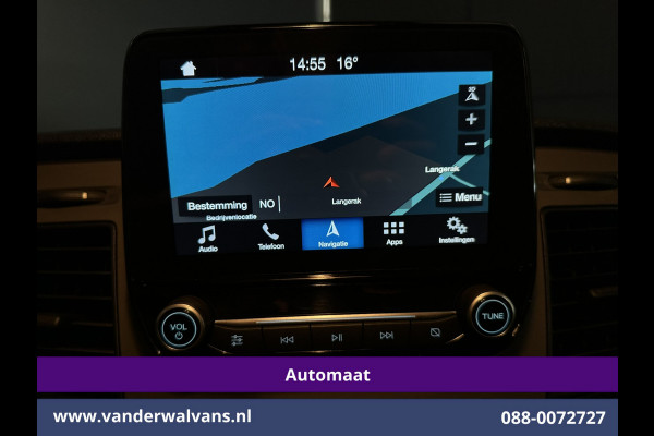 Ford Transit Custom 2.0 TDCI 131pk Automaat L1H1 Euro6 Airco | Navigatie | Apple Carplay | Adaptieve Cruisecontrol Android Auto, Parkeersensoren, Verwarmde voorruit, Stoelverwarming, Bijrijdersbank, LED