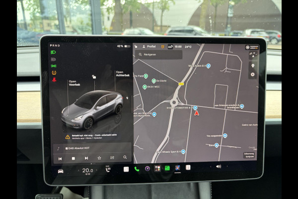 Tesla Model Y Long Range AWD 75 kWh SOH 97%| QUICKSILVER!| TESLA FABRIEKSGARANTIE TOT 05-2027/ 80.000KM | FABRIEKSGARANTIE OP ACCU & AANDRIJFLIJN TOT 2031 OF 192.000 KM |