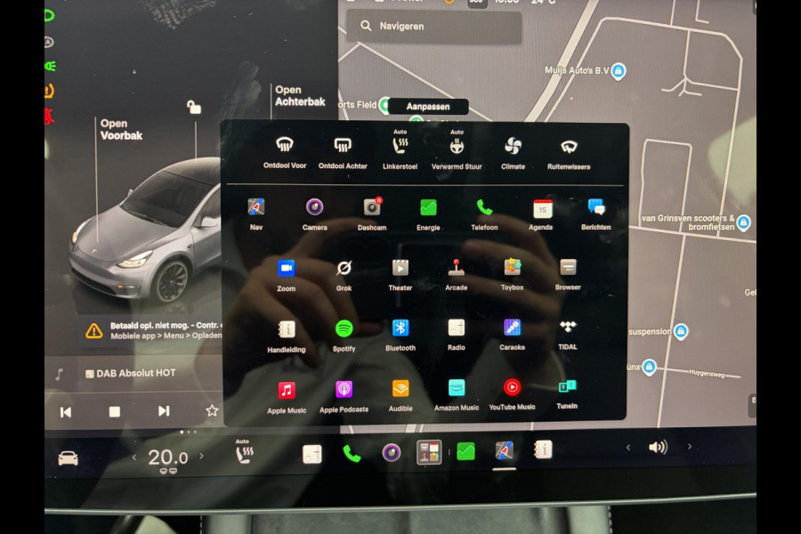Tesla Model Y Long Range AWD 75 kWh SOH 97%| QUICKSILVER!| TESLA FABRIEKSGARANTIE TOT 05-2027/ 80.000KM | FABRIEKSGARANTIE OP ACCU & AANDRIJFLIJN TOT 2031 OF 192.000 KM |
