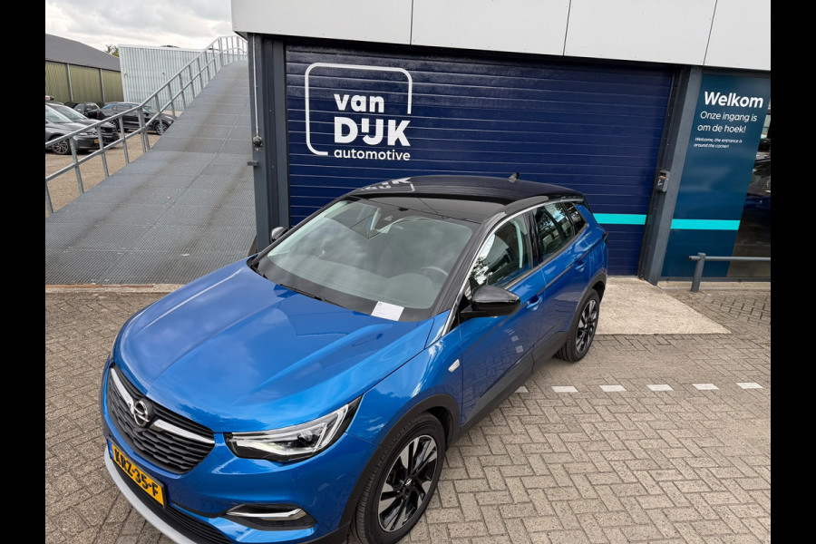 Opel Grandland X 1.6 Turbo Hybrid Elegance Plug in Navigatie Lederen bekleding Trekhaak Full LED Dode hoekdetectie