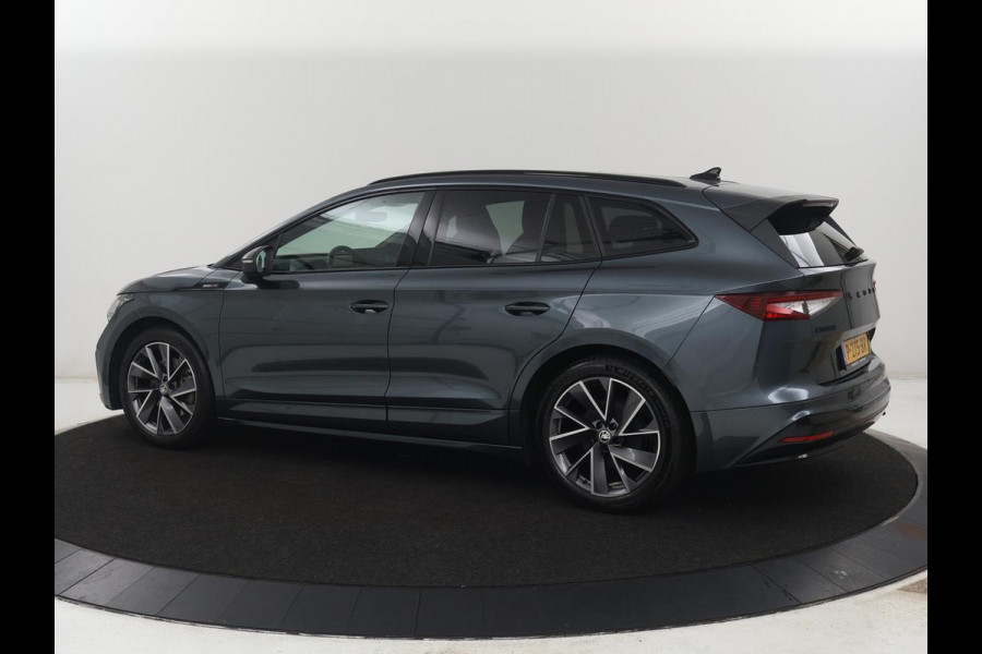 Škoda Enyaq iV 80 | SOH 89,1% | Leder/alcantara | Stuur/stoel verwarming | Adaptive cruise | Carplay | Sfeerverlichting | Camera | Park assist | Climate control
