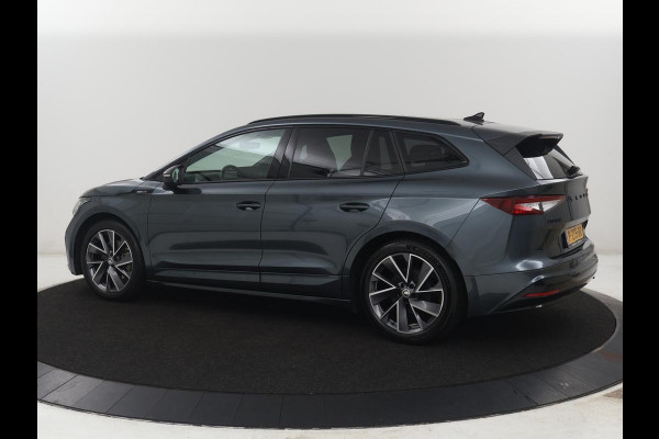 Škoda Enyaq iV 80 | SOH 89,1% | Leder/alcantara | Stuur/stoel verwarming | Adaptive cruise | Carplay | Sfeerverlichting | Camera | Park assist | Climate control