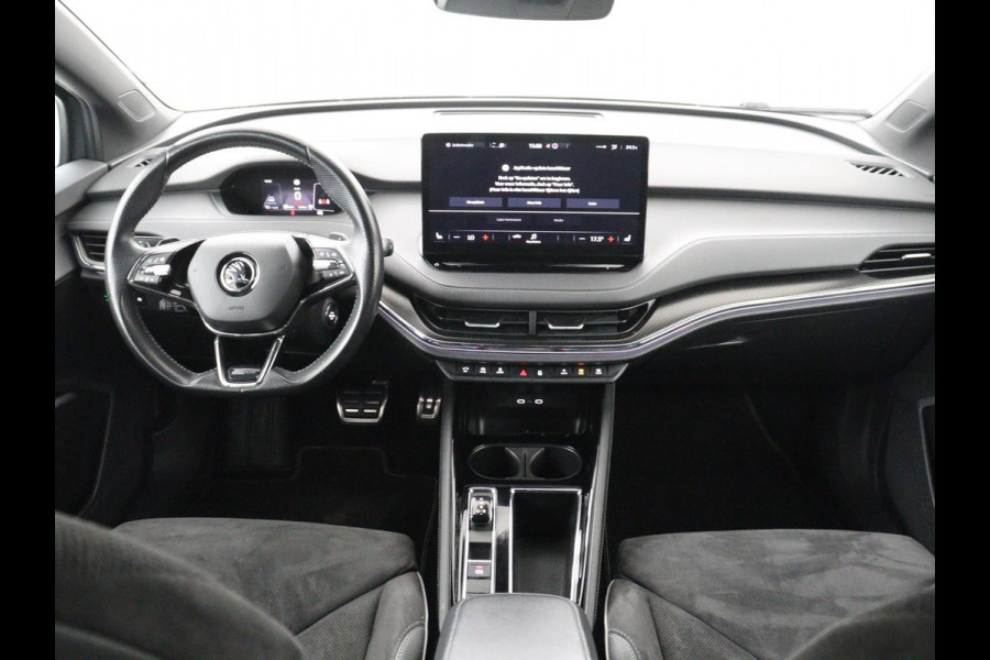 Škoda Enyaq iV 80 | SOH 89,1% | Leder/alcantara | Stuur/stoel verwarming | Adaptive cruise | Carplay | Sfeerverlichting | Camera | Park assist | Climate control