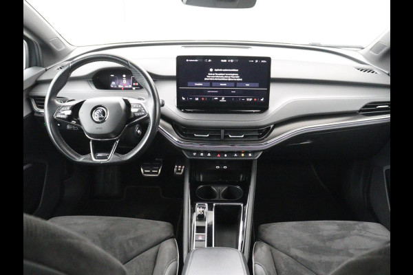 Škoda Enyaq iV 80 | SOH 89,1% | Leder/alcantara | Stuur/stoel verwarming | Adaptive cruise | Carplay | Sfeerverlichting | Camera | Park assist | Climate control