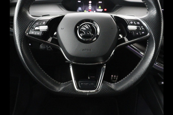 Škoda Enyaq iV 80 | SOH 89,1% | Leder/alcantara | Stuur/stoel verwarming | Adaptive cruise | Carplay | Sfeerverlichting | Camera | Park assist | Climate control