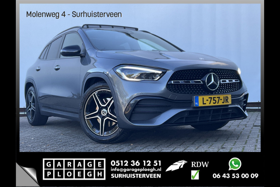 Mercedes-Benz GLA 180 Aut7 Solution AMG Pano.dak Stoel elctr+verw. Trekhaak Carplay Camera Business