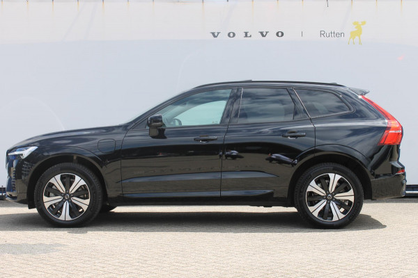 Volvo XC60 T8 455PK Automaat Plug-in hybrid AWD Plus Dark / Adaptieve Cruise control / Semi elektrisch wegklapbare trekhaak / 360 Camera / Stoel- en stuurverwarming / Panoramisch schuif-kanteldak / Elektrische achterklep / Elektrische stoelen met geheugen
