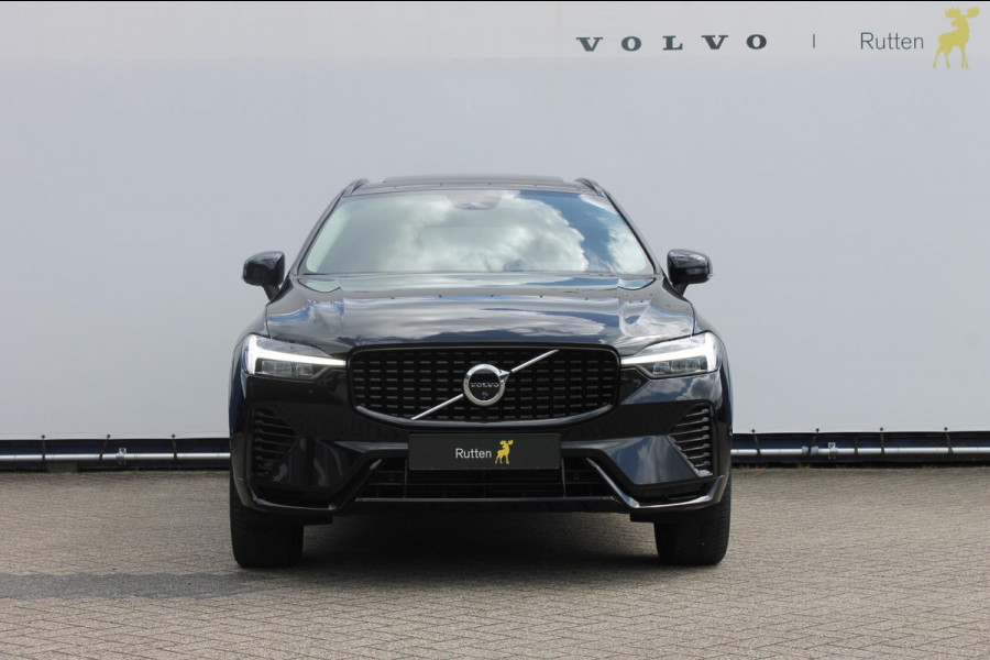 Volvo XC60 T8 455PK Automaat Plug-in hybrid AWD Plus Dark / Adaptieve Cruise control / Semi elektrisch wegklapbare trekhaak / 360 Camera / Stoel- en stuurverwarming / Panoramisch schuif-kanteldak / Elektrische achterklep / Elektrische stoelen met geheugen