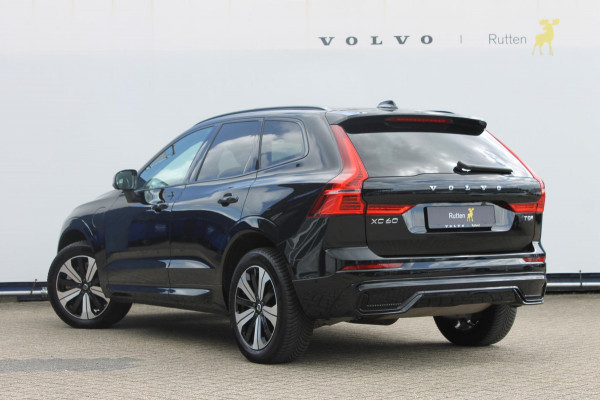 Volvo XC60 T8 455PK Automaat Plug-in hybrid AWD Plus Dark / Adaptieve Cruise control / Semi elektrisch wegklapbare trekhaak / 360 Camera / Stoel- en stuurverwarming / Panoramisch schuif-kanteldak / Elektrische achterklep / Elektrische stoelen met geheugen