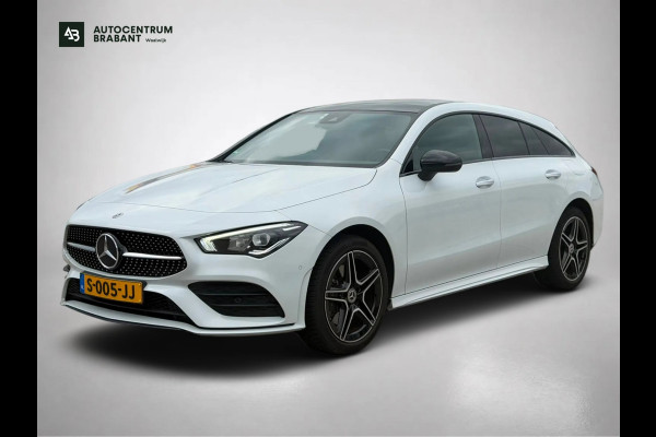 Mercedes-Benz CLA-Klasse Shooting Brake 250 e AMG Line(NL-auto,1e Eig, Dealer OnderH, Panorama, SfeerVerlichting, Verwarming, Etc)