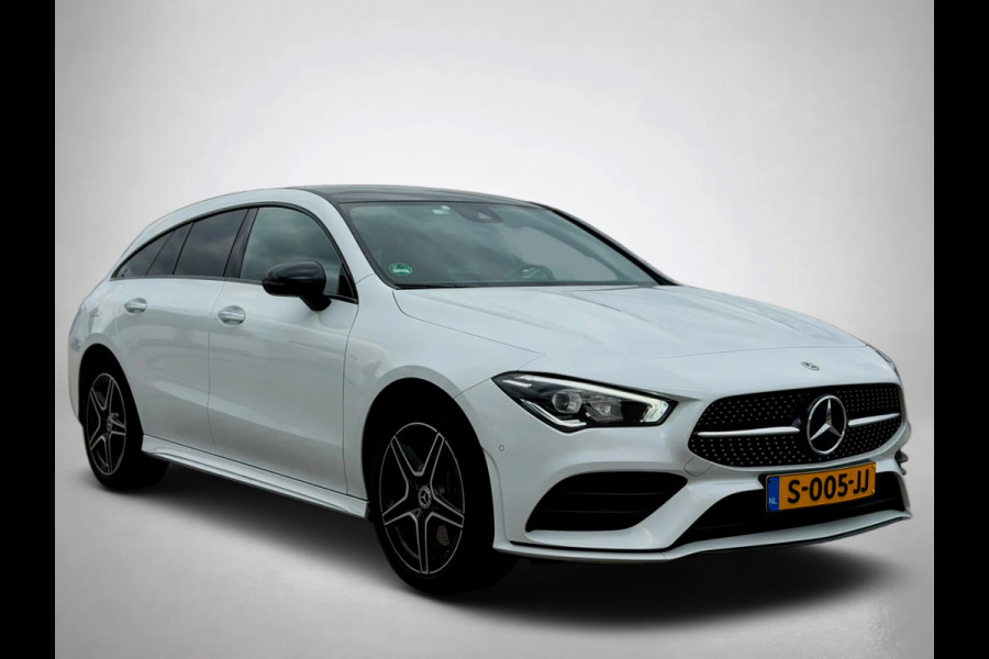 Mercedes-Benz CLA-Klasse Shooting Brake 250 e AMG Line(NL-auto,1e Eig, Dealer OnderH, Panorama, SfeerVerlichting, Verwarming, Etc)