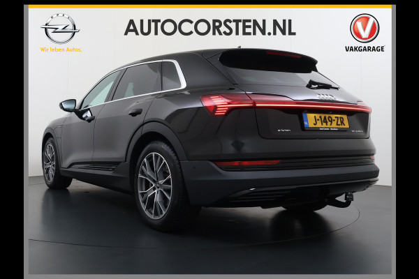 Audi e-tron 55 Quattro 408PK Edition 95kWh Leder+Verwarmd Trekhaak Elek.Achterklep Navi Ecc Lmv 20" Cruise Control Privacy Glas Led SOH 87% Isofix DAB Bluetooth Lane Assist Virtual Cockpit 1.800KG Trekhaak Origineel Nederlandse Auto