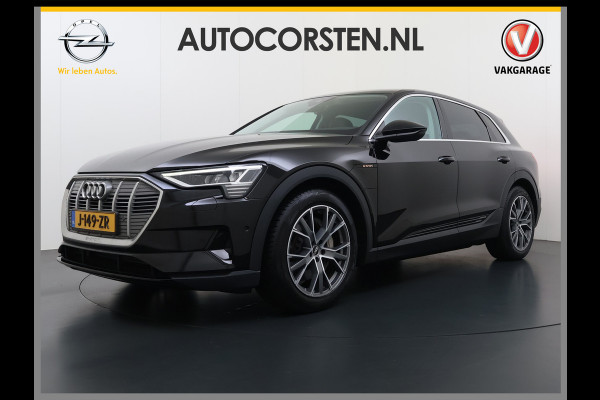 Audi e-tron 55 Quattro 408PK Edition 95kWh Leder+Verwarmd Trekhaak Elek.Achterklep Navi Ecc Lmv 20" Cruise Control Privacy Glas Led SOH 87% Isofix DAB Bluetooth Lane Assist Virtual Cockpit 1.800KG Trekhaak Origineel Nederlandse Auto