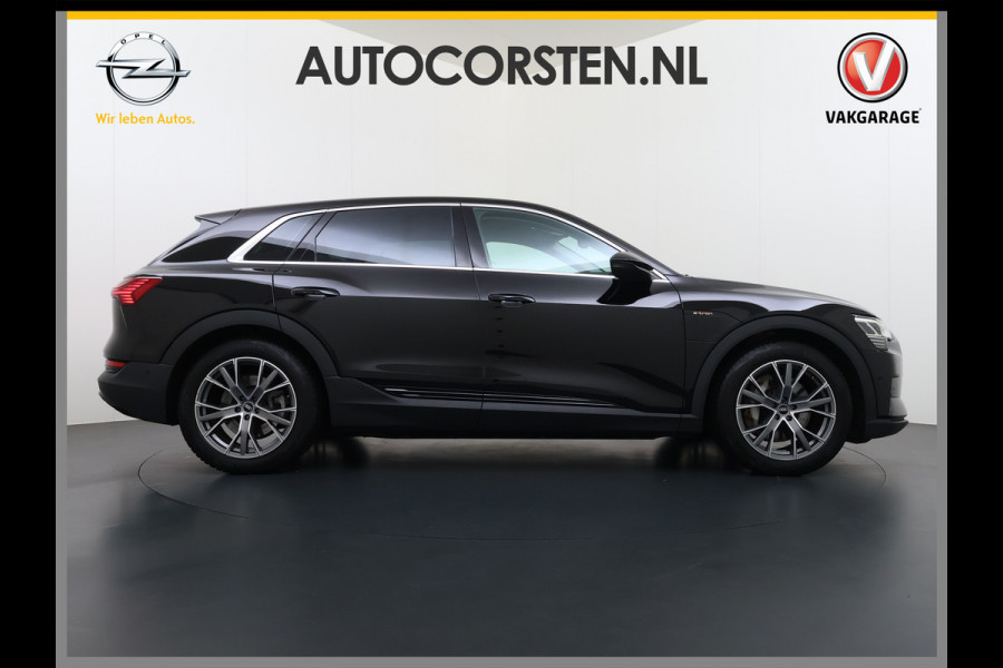 Audi e-tron 55 Quattro 408PK Edition 95kWh Leder+Verwarmd Trekhaak Elek.Achterklep Navi Ecc Lmv 20" Cruise Control Privacy Glas Led SOH 87% Isofix DAB Bluetooth Lane Assist Virtual Cockpit 1.800KG Trekhaak Origineel Nederlandse Auto