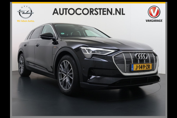 Audi e-tron 55 Quattro 408PK Edition 95kWh Leder+Verwarmd Trekhaak Elek.Achterklep Navi Ecc Lmv 20" Cruise Control Privacy Glas Led SOH 87% Isofix DAB Bluetooth Lane Assist Virtual Cockpit 1.800KG Trekhaak Origineel Nederlandse Auto