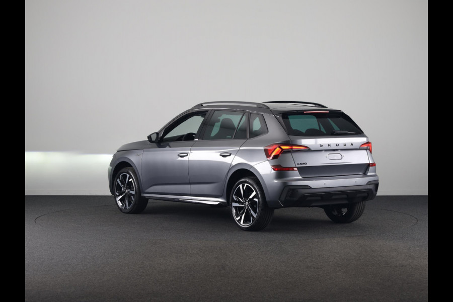 Škoda Kamiq 1.0 TSI Monte Carlo 115 pk 7 versn. DSG | Travel Assist Plus | Navigatie Pakket | Velgen: 18" lichtmetalen velgen Ursa Monte Carlo, zwart | Winter Premium & Charging