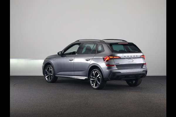 Škoda Kamiq 1.0 TSI Monte Carlo 115 pk 7 versn. DSG | Travel Assist Plus | Navigatie Pakket | Velgen: 18" lichtmetalen velgen Ursa Monte Carlo, zwart | Winter Premium & Charging