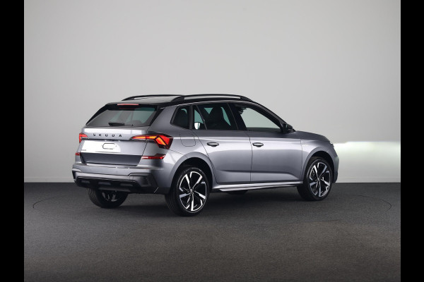 Škoda Kamiq 1.0 TSI Monte Carlo 115 pk 7 versn. DSG | Travel Assist Plus | Navigatie Pakket | Velgen: 18" lichtmetalen velgen Ursa Monte Carlo, zwart | Winter Premium & Charging