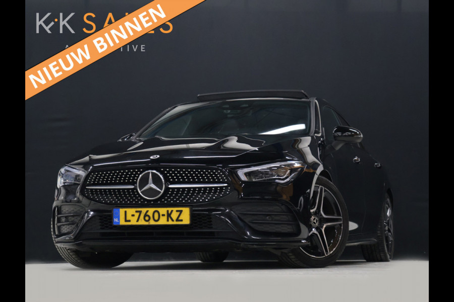 Mercedes-Benz CLA-Klasse 200 Business Solution AMG [SCHUIFKANTELDAK, AMG PAKKET, APPLE CARPLAY, ANDROID, WIDESCREEN COCKPIT, STOELVERWARMING, CAMERA, SFEERVERLICHTING, MULTIBEAM LED, PDC V+A, CRUISE CONTROL, NAVIGATIE, KEYLESS, CLIMATE CONTRO