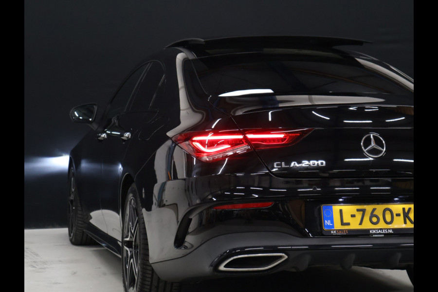 Mercedes-Benz CLA-Klasse 200 Business Solution AMG [SCHUIFKANTELDAK, AMG PAKKET, APPLE CARPLAY, ANDROID, WIDESCREEN COCKPIT, STOELVERWARMING, CAMERA, SFEERVERLICHTING, MULTIBEAM LED, PDC V+A, CRUISE CONTROL, NAVIGATIE, KEYLESS, CLIMATE CONTRO