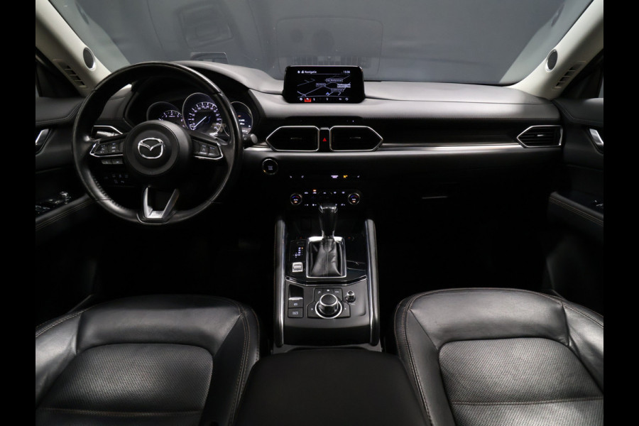 Mazda CX-5 2.0 SkyActiv-G 165 Skylease Luxury [HEAD-UP, 360° CAMERA, MEMORY SEATS, STOELVERWARMING, VOL LEDER, ELEKTRISCHE ACHTERKLEP, KEYLESS, ADAPTIVE LED, PDC V+A, CRUISE CONTROL, NAVIGATIE, PREMIUM AUDIO, CLIMATE CONTROL, STUURVERWAR