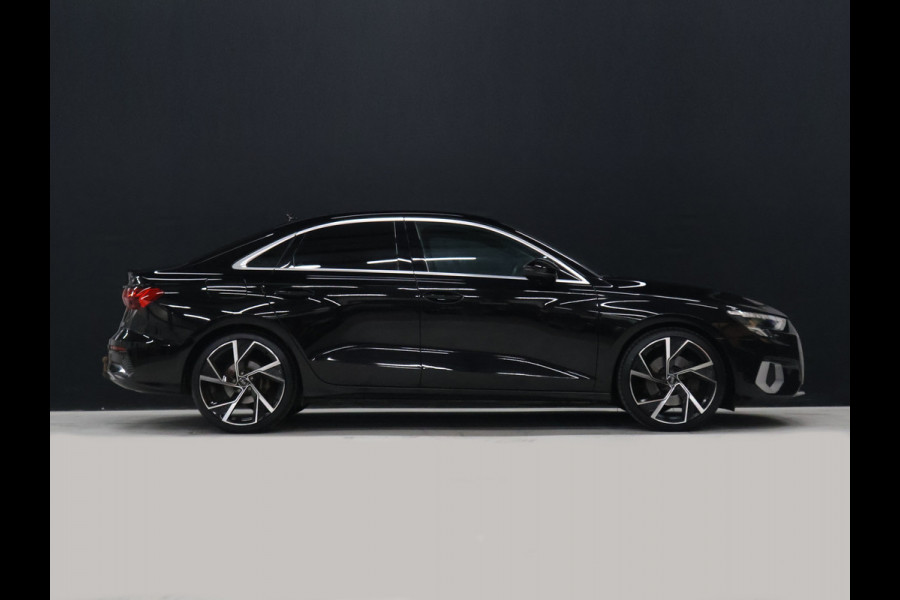 Audi A3 Limousine 35 TFSI Business edition [ADAPTIVE CRUISE, APPLE CARPLAY, TREKHAAK AFNEEMBAAR, ANDROID, VIRTUAL COCKPIT, FULL LED, GROOT NAVIGATIE, DRAADLOOS OPLADEN, SPORTSTOELEN, SPORTONDERSTEL, LANE ASSIST, PDC ACHTER, CLIMATE CO