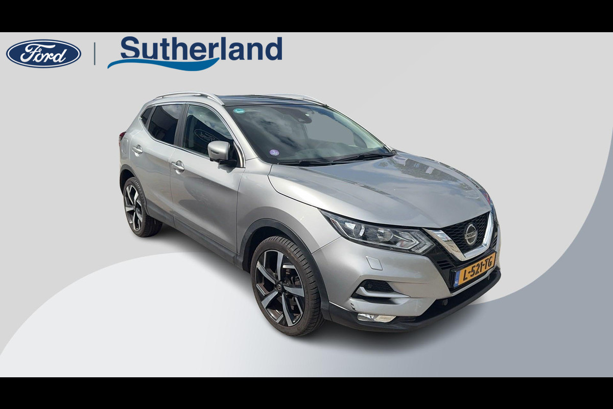 Nissan QASHQAI 1.3 DIG-T N-Motion 159pk | Trekhaak | 1.500kg trekgewicht | Panoramadak | Stoelverwarming