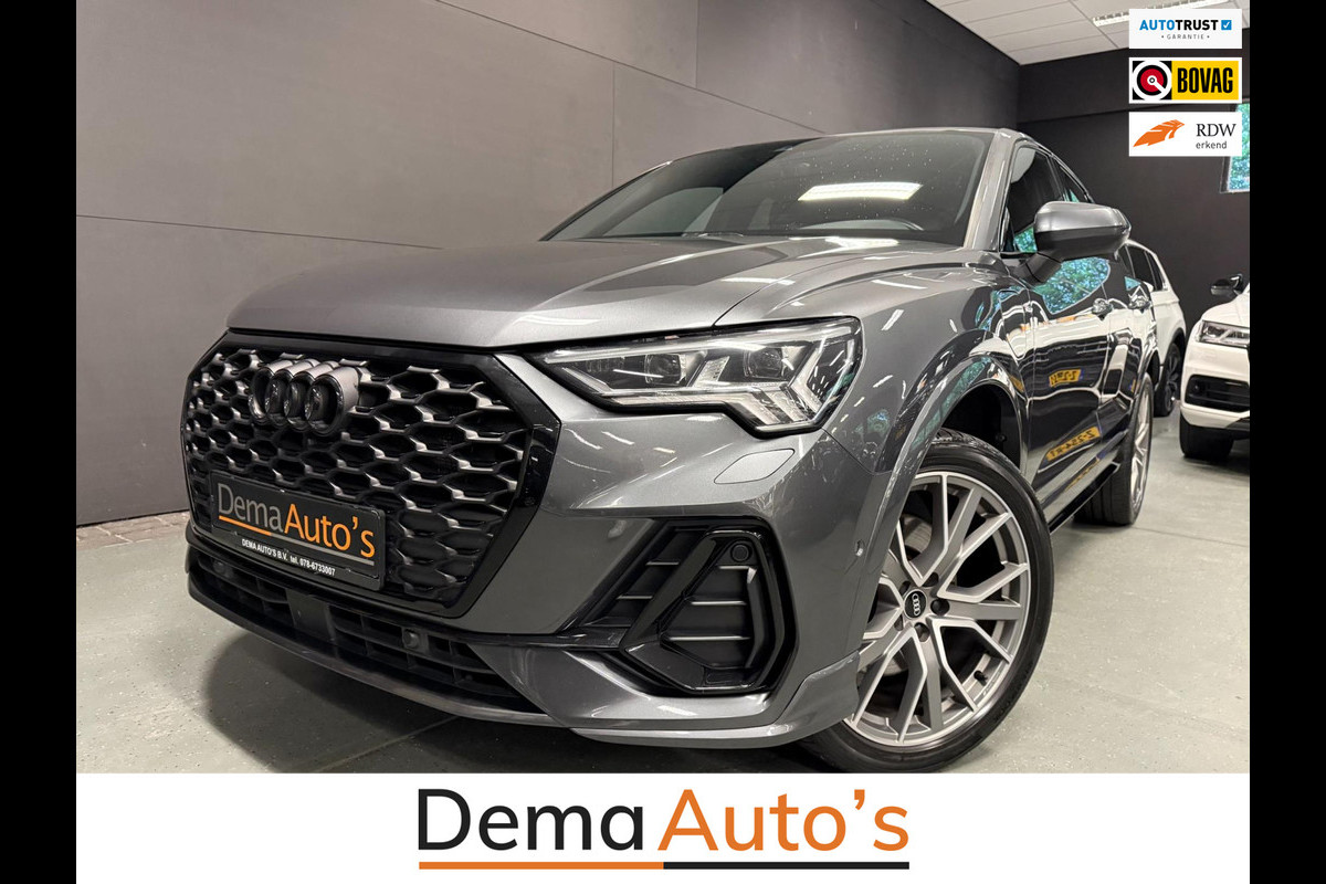 Audi Q3 Sportback 45 TFSI e 3XS-LINE 20'' SOH-TEST/BLACK-LINE/SFEERVERL/NAVI/DAB/CARPLAY/V-COCKPIT/CAM/KEY-LESS///