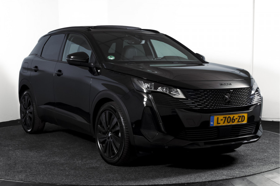 Peugeot 3008 1.2 PureTech Blue Lease GT 131 PK | black pakket | S/K-Panodak | Dig. Cockpit | Adapt. Cruise | Stoelverw. | PDC | Camera | NAV + App. Connect | ECC | Elek. Klep | LM 19" |
