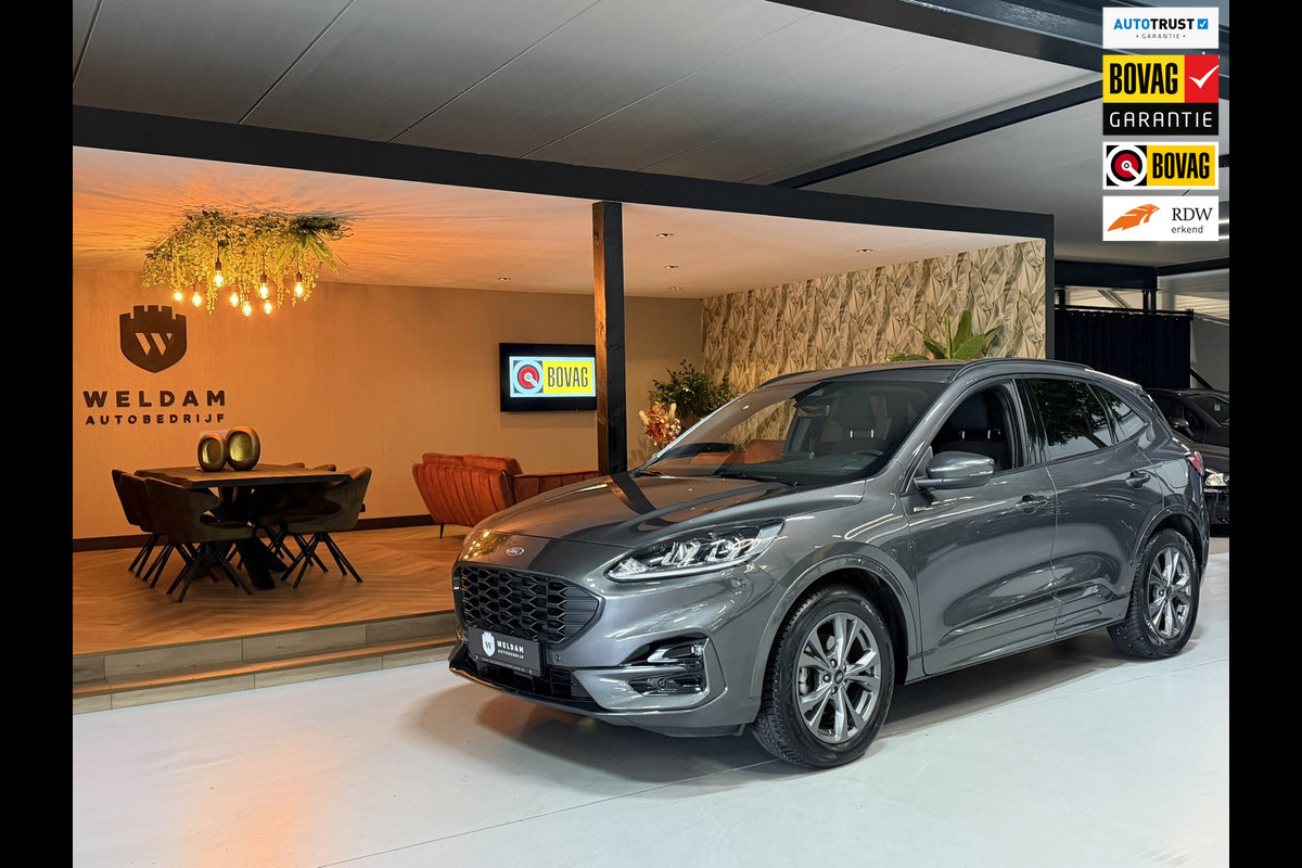 Ford Kuga 2.5 ST-Line FHEV|Uniek|1.600KG Trekgewicht|Full-Hybride|Camera|Blindspot|Keyless|Navi|LED|Elek. Achterklep|Rijklaar
