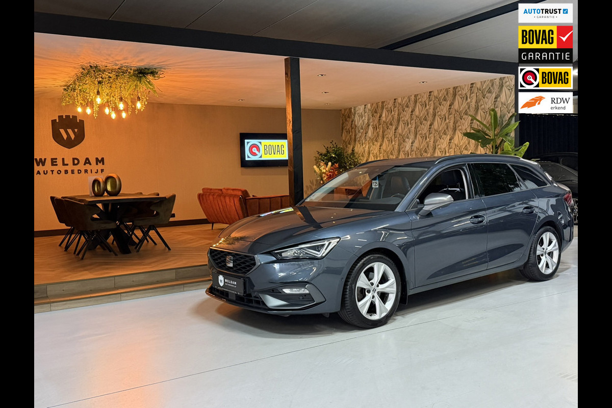 Seat Leon Sportstourer 1.5 eTSI FR Garantie|Trekhaak|1e Eigenaar|ACC|Camera|CarPlay|Rijklaar