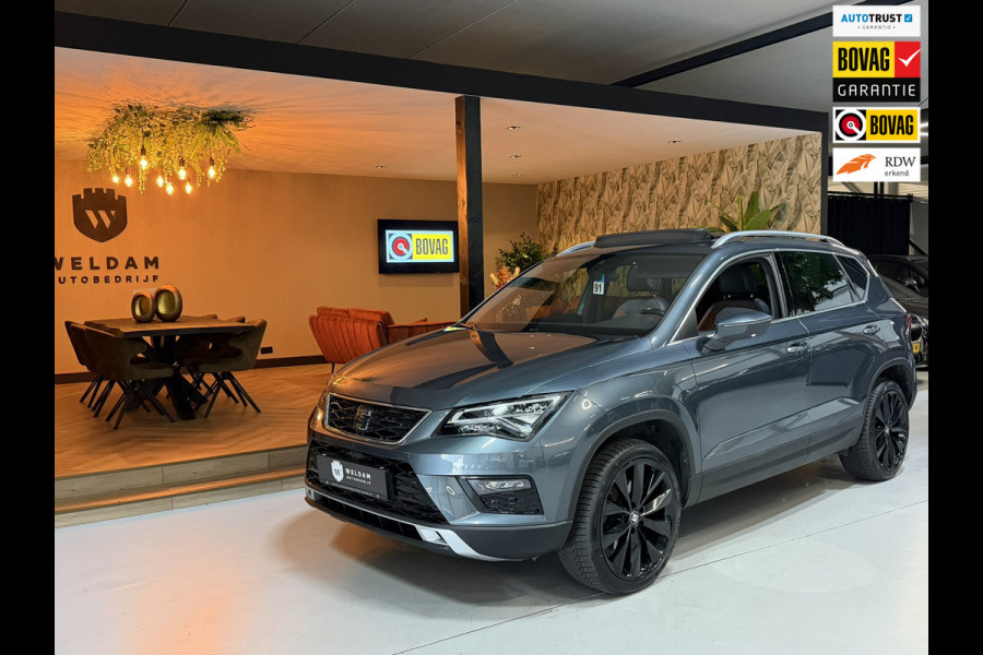 Seat Ateca 1.5 TSI Xcellence|Pano|Alcantara|19" Zwarte Velgen|360° Camera|Keyless|Sfeerverlichting|Virtueel Cockpit|Rijklaar