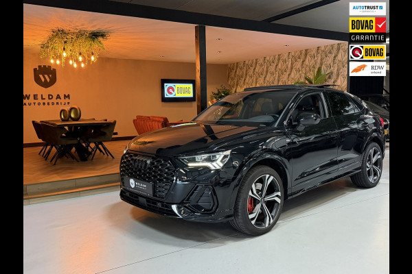 Audi Q3 Sportback 45 TFSI e S Edition|245pk|Plug-in Hybrid|Dealerondh|Adaptieve Cruise|Pano|Matrix LED|Blindspot|Keyless|Rijklaar