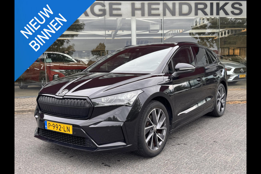 Škoda ENYAQ iV 60 Sportline | SOH: 93,4% | Elektr. Trekhaak| Matrix LED Verlichting | stuur/stoel verwarming | Cruise Control | Navi | Carplay | Camera |