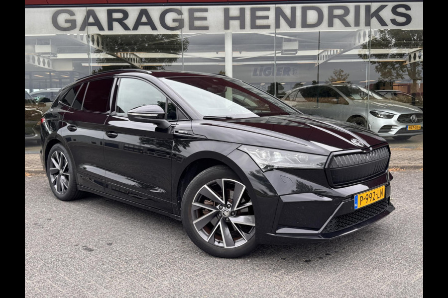 Škoda ENYAQ iV 60 Sportline | SOH: 93,4% | Elektr. Trekhaak| Matrix LED Verlichting | stuur/stoel verwarming | Cruise Control | Navi | Carplay | Camera |