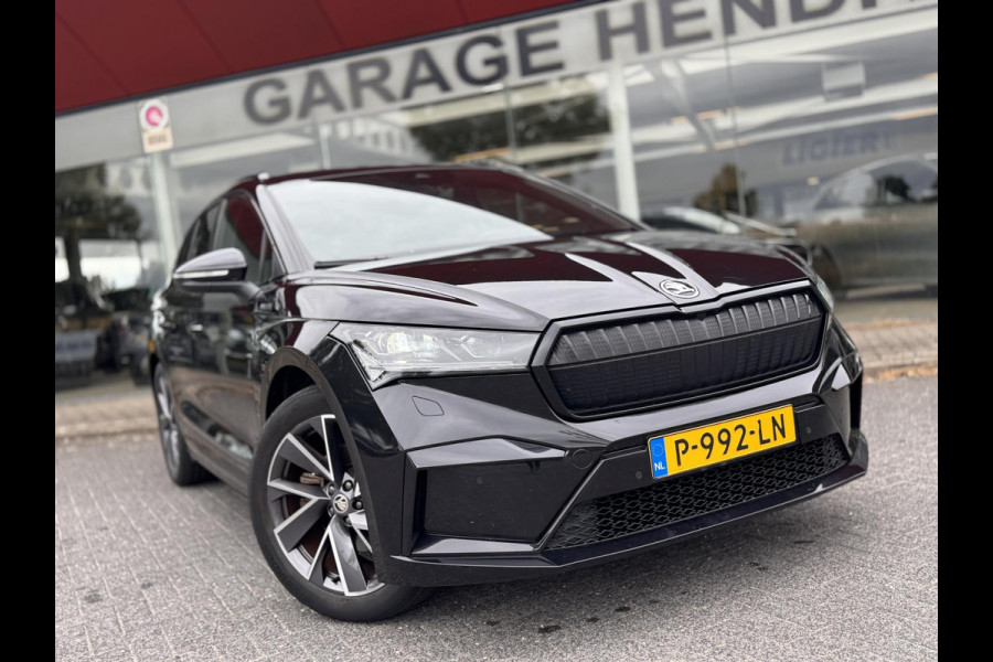 Škoda ENYAQ iV 60 Sportline | SOH: 93,4% | Elektr. Trekhaak| Matrix LED Verlichting | stuur/stoel verwarming | Cruise Control | Navi | Carplay | Camera |