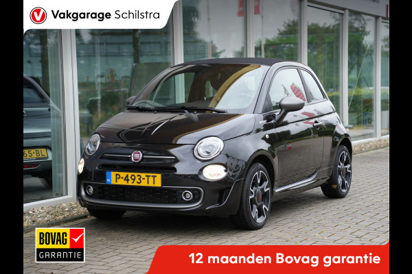 Fiat 500 1.0 Hybrid Cult | Nero Vesuvio | Cabriodak | Parkeersensoren |