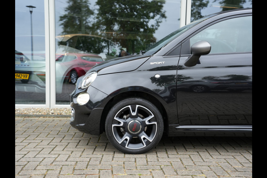 Fiat 500 1.0 Hybrid Cult | Nero Vesuvio | Cabriodak | Parkeersensoren |