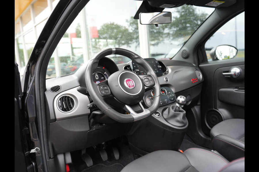 Fiat 500 1.0 Hybrid Cult | Nero Vesuvio | Cabriodak | Parkeersensoren |