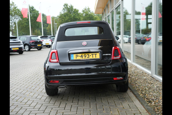 Fiat 500 1.0 Hybrid Cult | Nero Vesuvio | Cabriodak | Parkeersensoren |