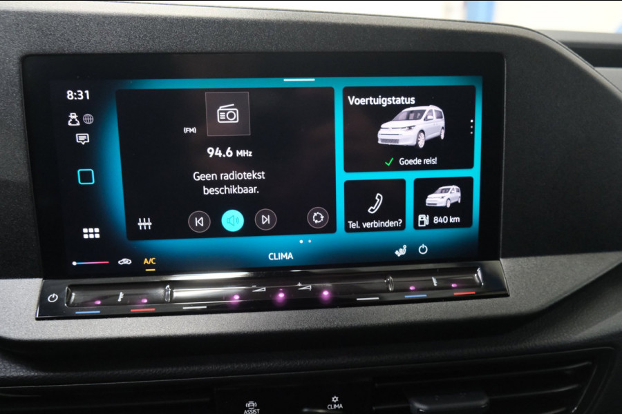 Volkswagen Caddy Cargo 2.0 TDI Comfort - Airco, Cruise, Virtueel display, Carplay, Trekhaak.
