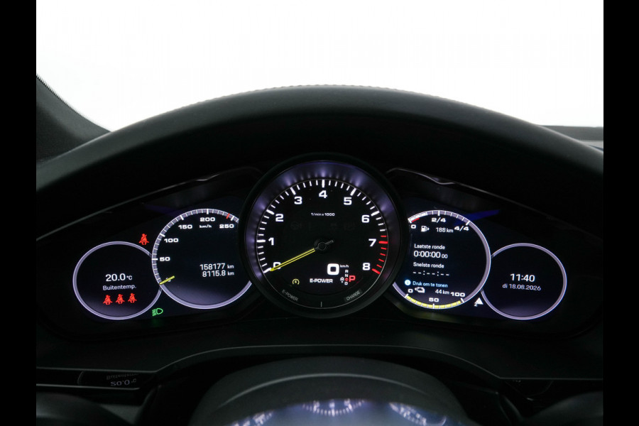 Porsche Cayenne 3.0 E-Hybrid (Plug-in) {SoH-100%} (INCL.BTW) *PANO | LEATHER | FULL-LED | SPORT-CHRONO | MEMORY-PACK | BOSE-SOUND | TOP-VIEW | HEATED-COMFORTSEATS | NAVI-FULLAMP | PRIVACY-GLASS | SHIFT-PADDLES | 22''ALU | TOWBAR*