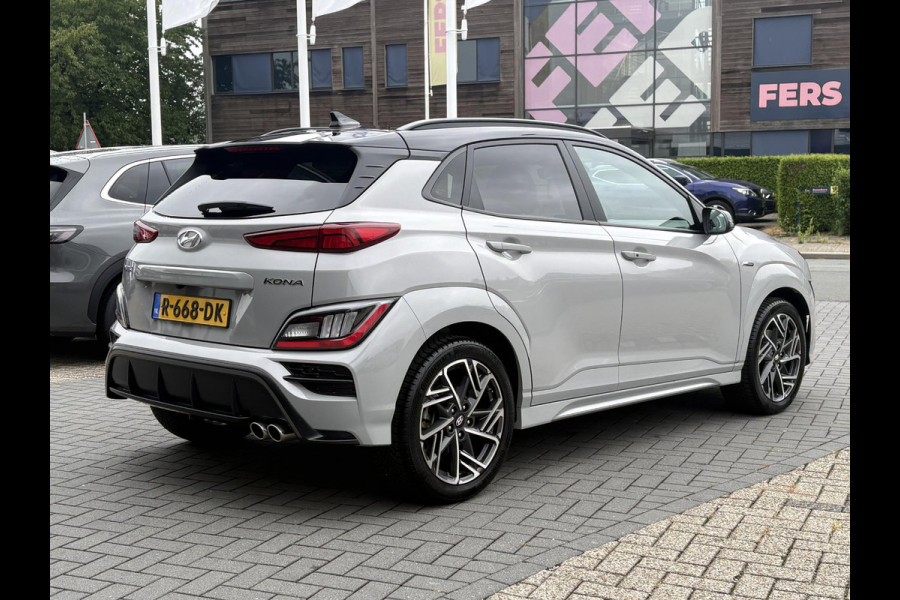 Hyundai Kona 1.0 T-GDI N Line | Trekhaak | Stoelventilatie & Verwarming | Elek. Verstelbare Stoel | Dodehoeksensoren | Camera |