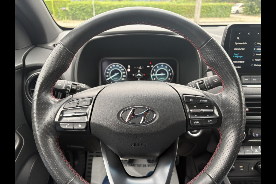 Hyundai Kona 1.0 T-GDI N Line | Trekhaak | Stoelventilatie & Verwarming | Elek. Verstelbare Stoel | Dodehoeksensoren | Camera |