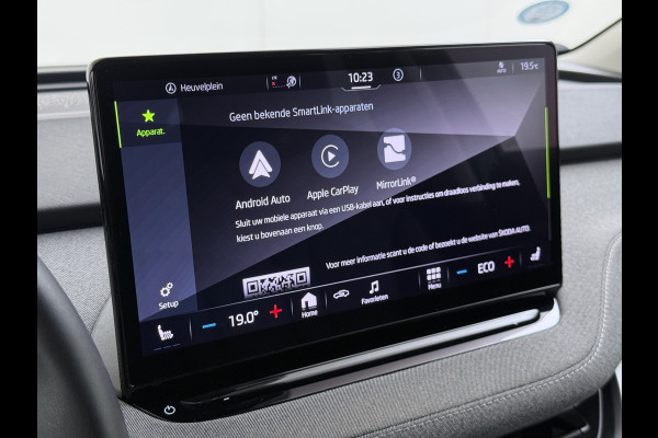 Škoda ENYAQ iV 80 SOH 90% Warmtepomp Adap.Cruise Camera Stuur+Stoelverwarming Blind Spot 3-Zone Ecc Navi Apple Carplay Android Auto Matrix Led  Assistentie Pakket Comfort-pakket Lane Assist P-Assist Lmv 20" Privacy Glas Pdc Isofix Origineel Nederlandse Auto Dealeronderhouden