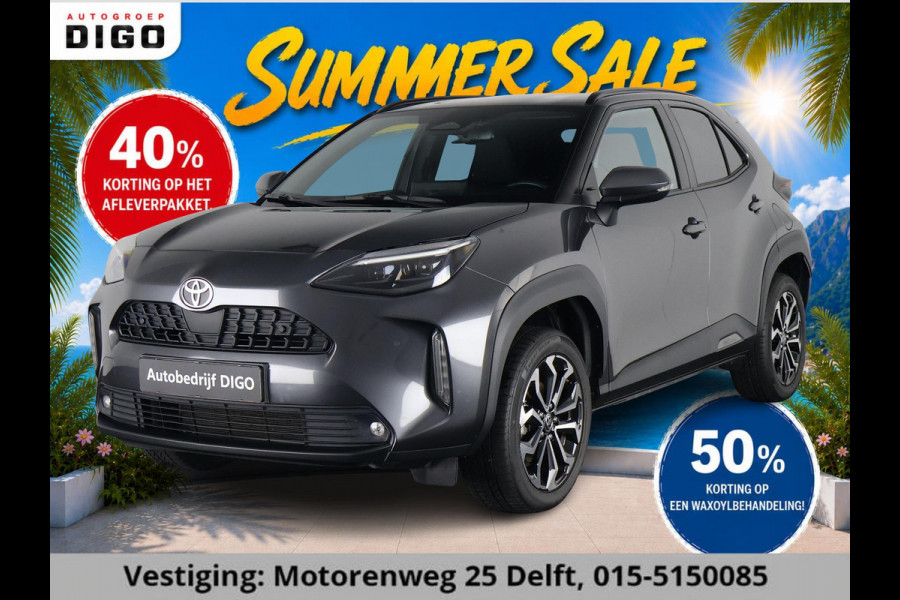 Toyota Yaris Cross 1.5 HYBRIDE DYNAMIC LUXERY GARANTIE TOT 2035 DODE HOEK DETECTIE. NAVIGATIE . PARKEERSENSOREN VOOR & ACHTER . STOEL/STUUR VERWARMING .