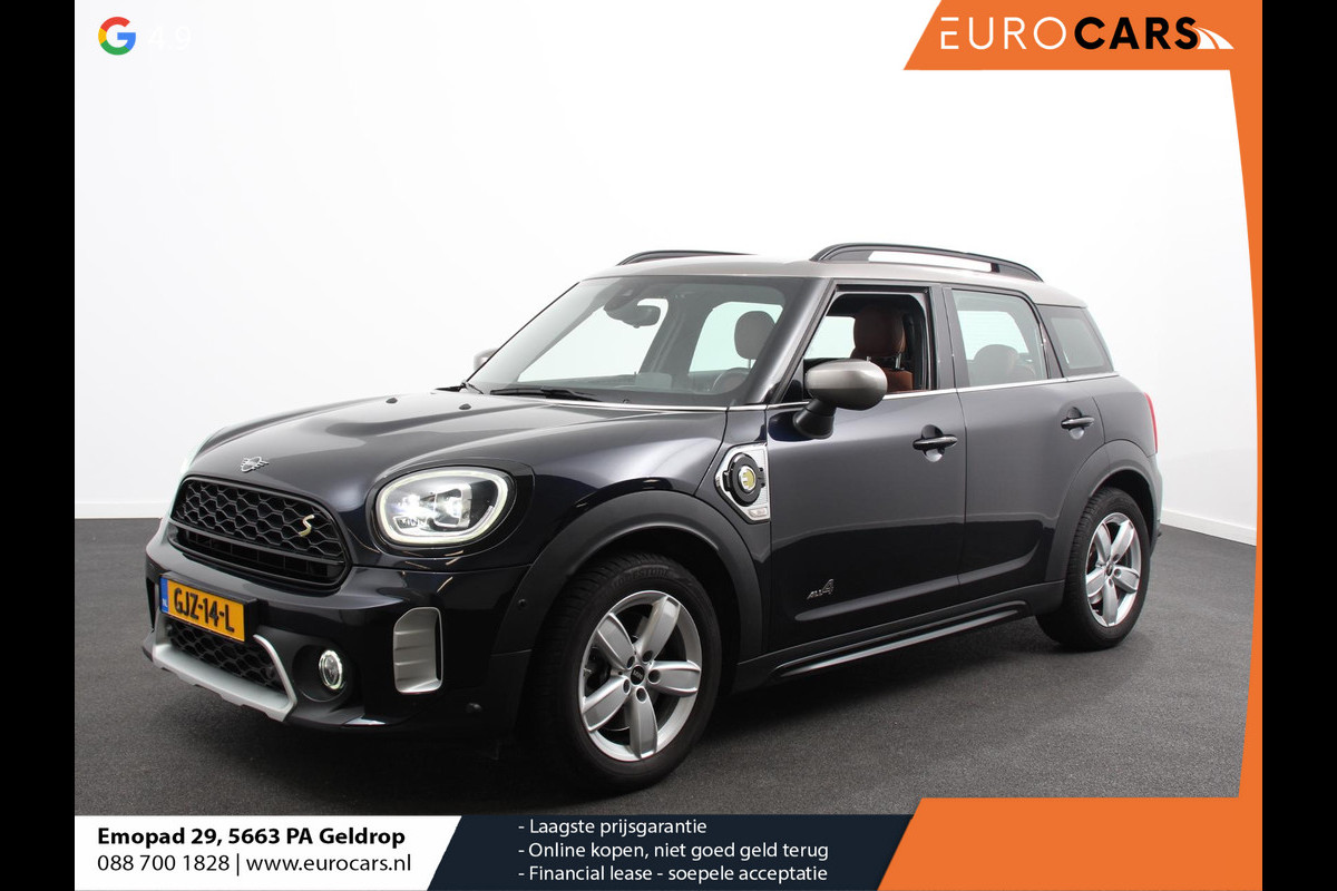 MINI Countryman 1.5 Cooper S E PHEV ALL4 Chili Automaat Climate control Adaptieve cruise control HUD Lichtmetalen velgen Navigatie Parkeersensoren Camera Stoelverwarming