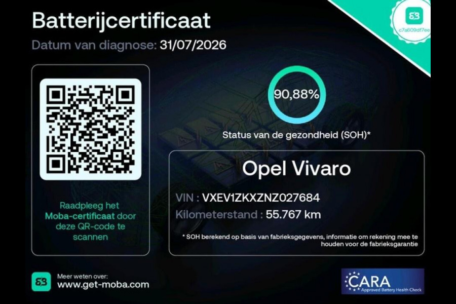 Opel Vivaro-e L3H1 LANG Edition 50 kWh DHL