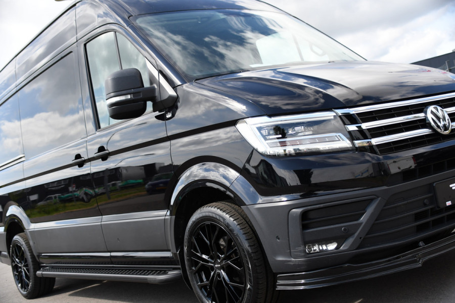 Volkswagen Crafter 35 2.0 TDI L3H3 Black Edition Camera, Carplay, LED, 177pk, Automaat, Standkachel, Geveerde stoel, Uniek!