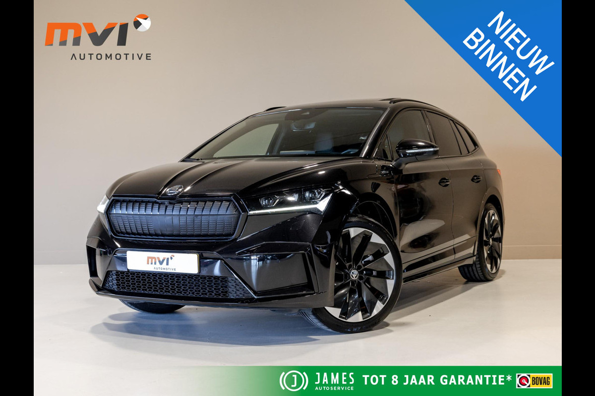 Škoda ENYAQ iV 80 Sportline SOH 93% 204pk / Panoramadak / Achteruitrijcamera / Stoelverwarming /